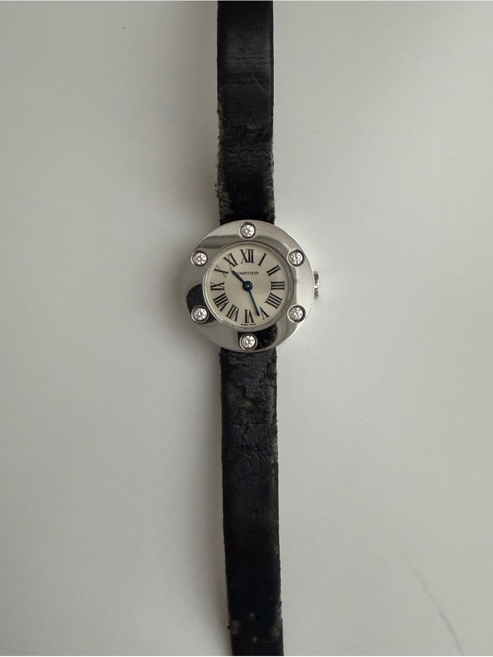 Cartier Love 18K White Gold 6 Diamond Quartz Watch Ref. 2974 23mm - Picture 5 of 13